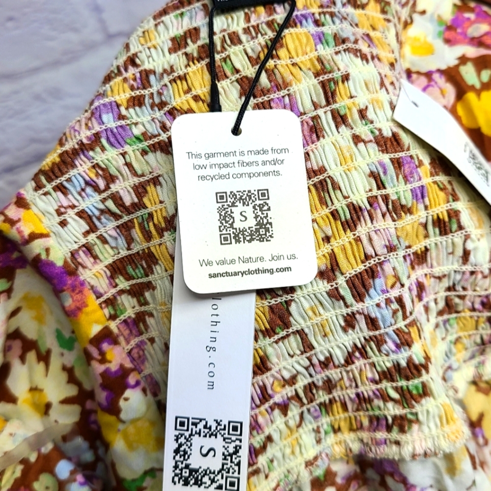 Sanctuary Fresh Breeze Floral Dress in Sunny Field 10 - Picture 5 of 6